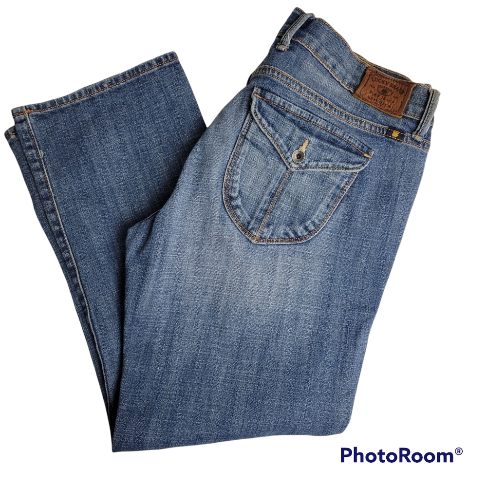 Lucky Brand Sweet'NCrop Womens Straight Leg Denim  Jeans Size 29